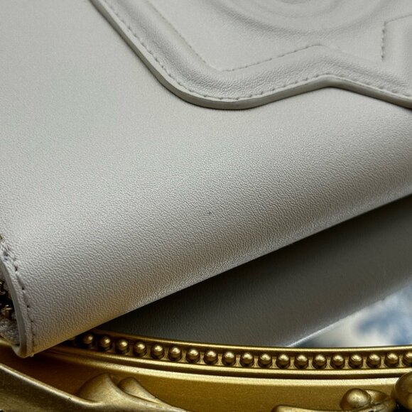 🆕 CHIARA FERRAGNI 🧿 BNIB Pastel Parchment Portafogli Wallet - Picture 16 of 16